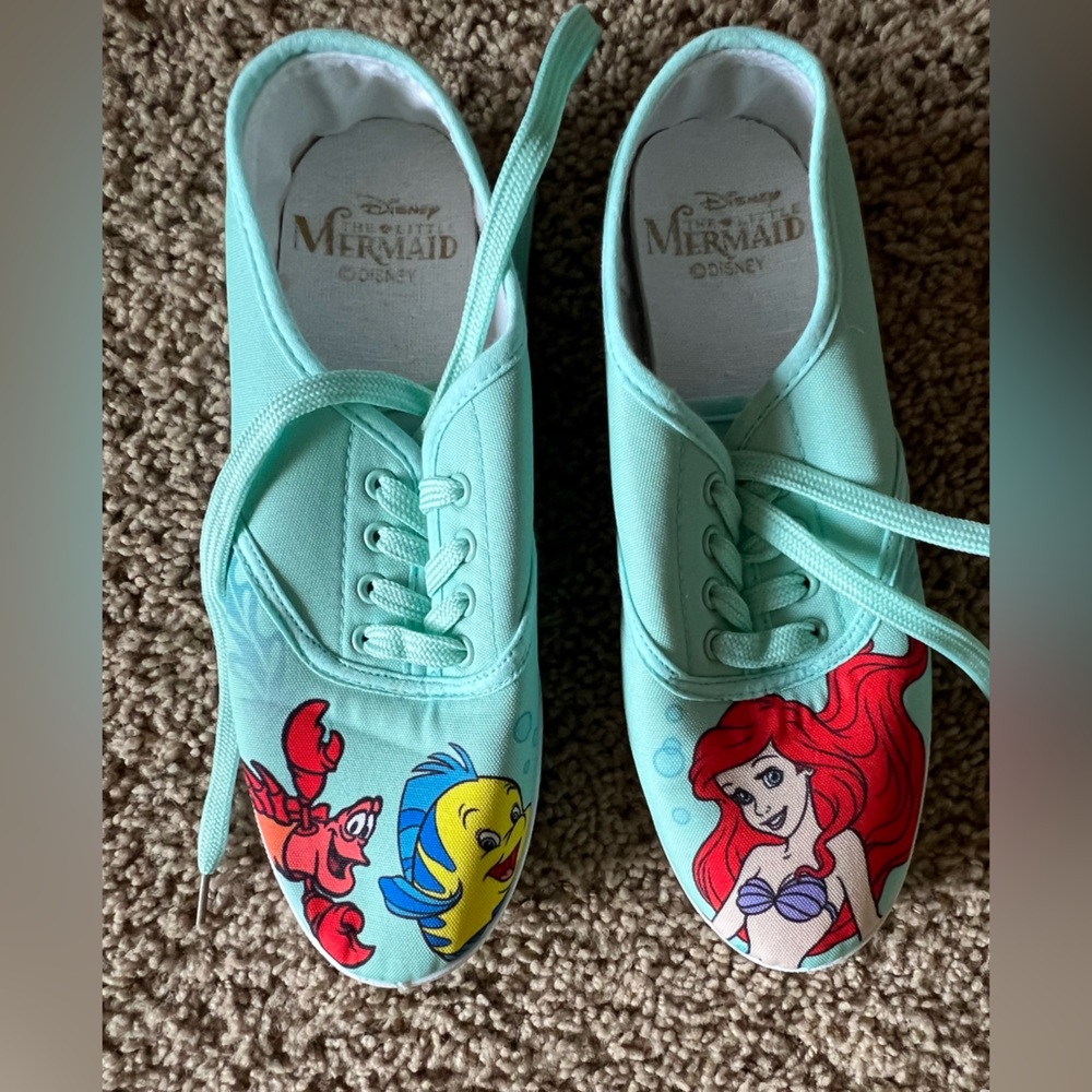 Disney Shoes - Ariel and Friends in Aqua